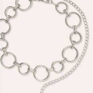 Ramy Brook Silver Chain Link Belt